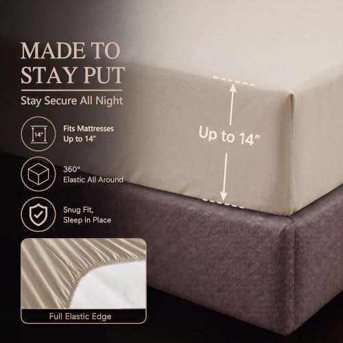King Size Comforter Set Wheat