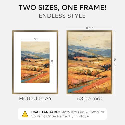 A3 Bronze Picture Frame (3 Count)