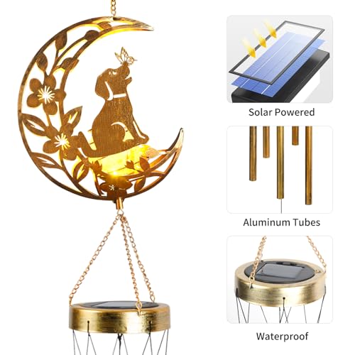 Moon Dog Wind Chime Outdoor