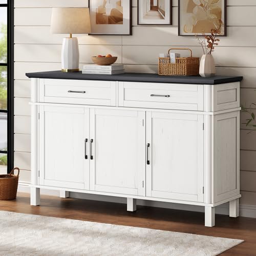 48" Sideboard Buffet Cabinet with Storage Drawers