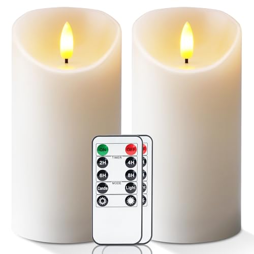 6" x 3" Flickering Flameless Candles (2 Count)