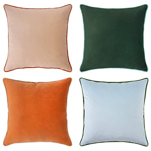 Decorative Throw Pillow Covers Cushion Cases (4 Count)