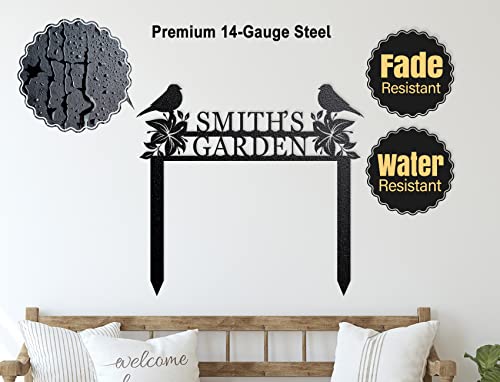 Personalized Garden Stake Metal Signs