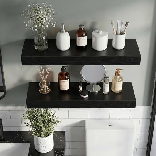 40 Inch Floating Shelves Wall Mounted for Display (2 Count)
