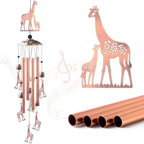 Brass Giraffe Wind Chime