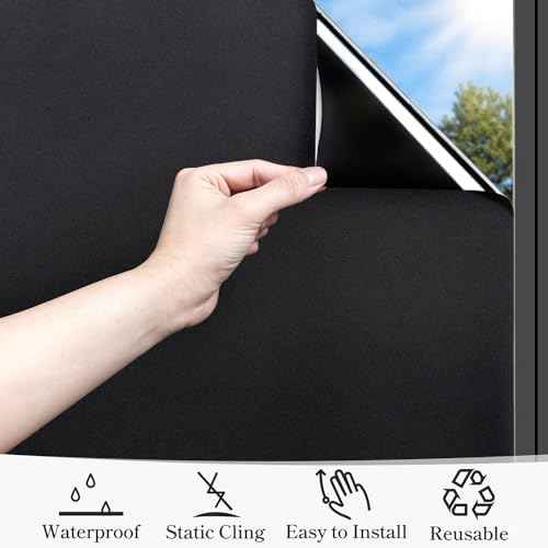 Blackout Window Privacy Film (6.44 Sq Ft)