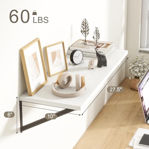 27.5" W x10 D Floating Shelves (2 Count)