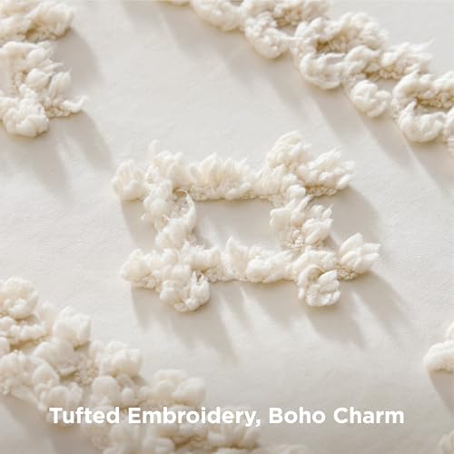 Tufted Boho Comforter Set Full Size