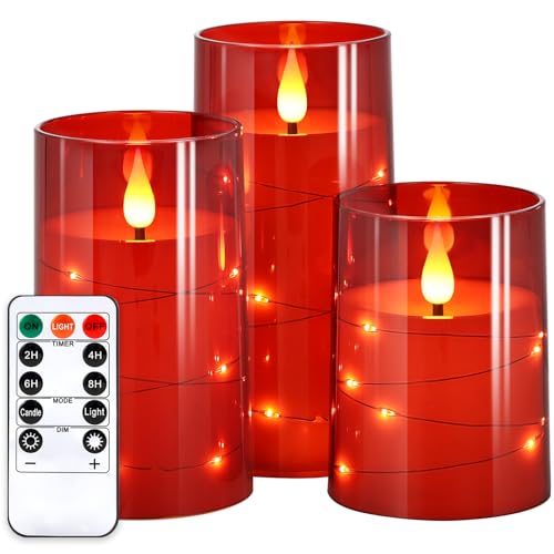 Flickering Flameless Candles (3 Count)