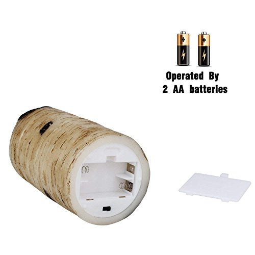 Flameless Battery Operated LED Candles 3D Wick Remote Control 24 (2 Count)
