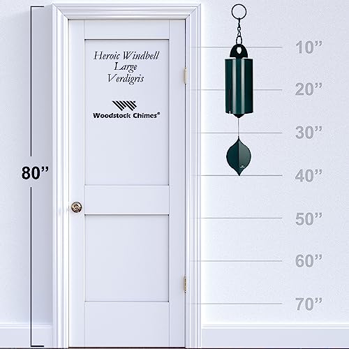 Woodstock Wind Chimes Heroic Windbell Wind Chimes for Outside