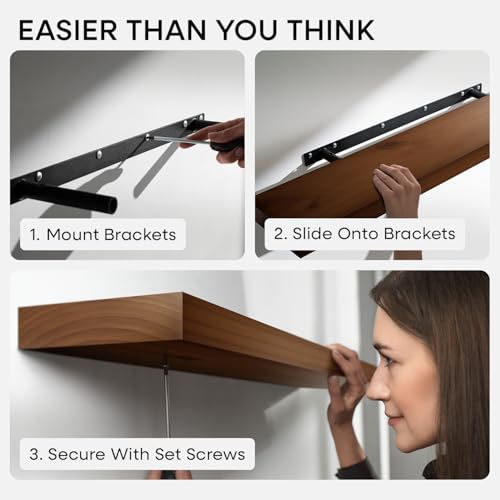 30 Inch Floating Shelves (3 Count)