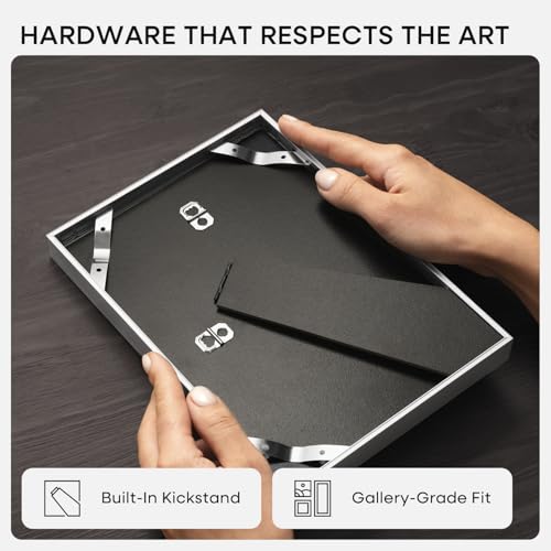 8.5x11 Silver Picture Frame (3 Count)