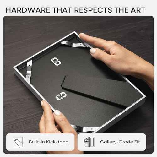 8.5x11 Silver Picture Frame (2 Count)