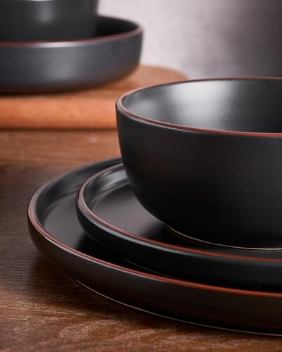 Mercury 24 Piece Stoneware Plates and Bowls