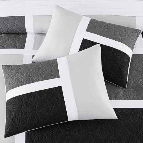 Upland 7 Piece Quilted Patchwork Comforter Set