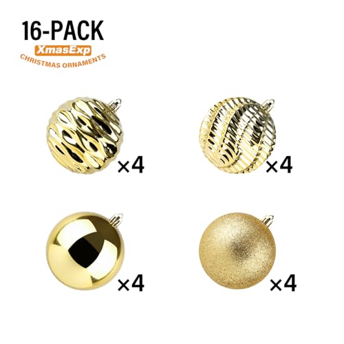 16ct Christmas Balls Ornaments (24 Count)
