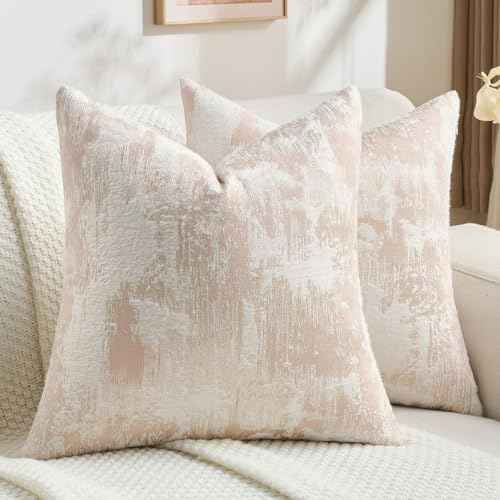Pack of 2 Faux Cashmere Throw Pillow Covers 20x20 Inch (2 Count)