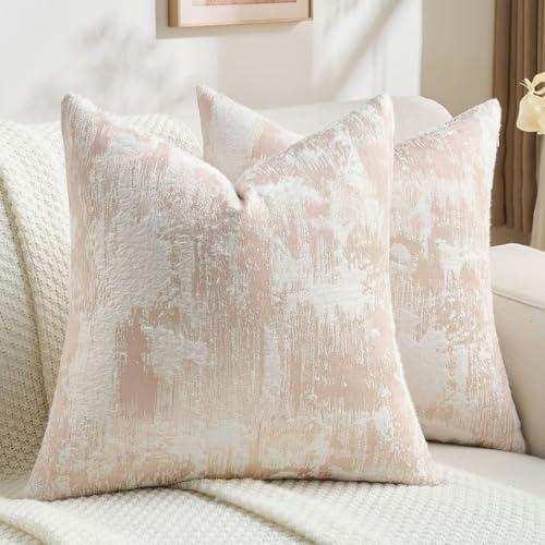Pack of 2 Faux Cashmere Throw Pillow Covers 22x22 Inch (2 Count)