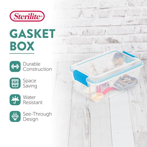 Gasket Storage Box with Lids for Home & Office (6 Count)