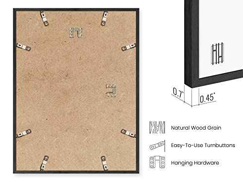 16x24 Black Oak Frame Set of 3 (3 Count)