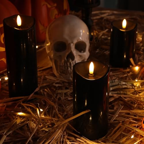 Outdoor Flameless Candles with Remote Timer (2 Count)