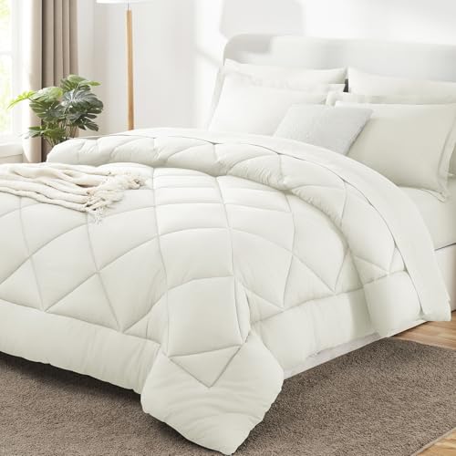 King Size Comforter Set Ivory