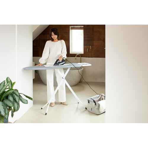 Comfort Ironing Board with Solid Steam Iron Rest