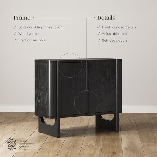 Solace Mid Century Modern Cabinet (3 Count)