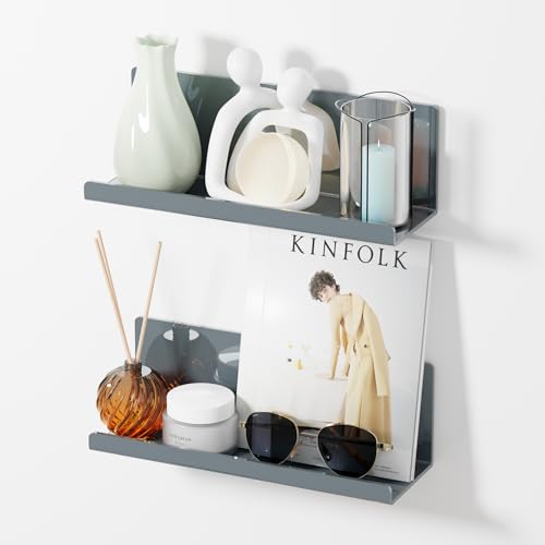 Adhesive Floating Shelves for Wall No Drilling