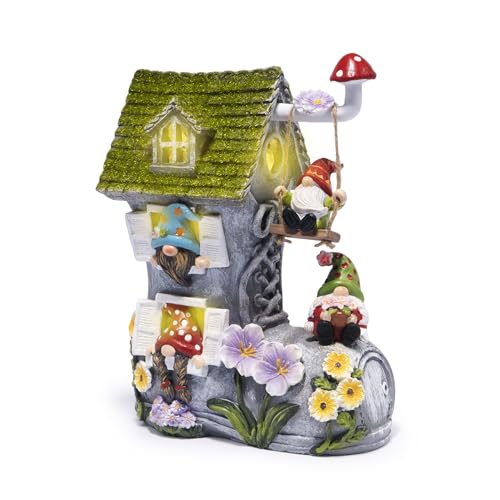 Spring Solar Gnomes Garden Decor