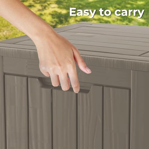 35 Gallon Small Waterproof Outdoor Storage Box