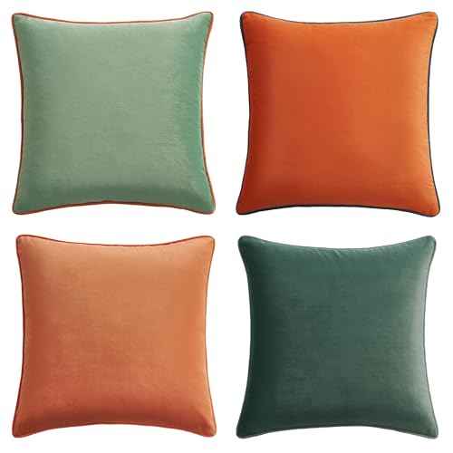Decorative Throw Pillow Covers Cushion Cases (4 Count)