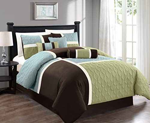 Upland 7 Piece Quilted Patchwork Comforter Set