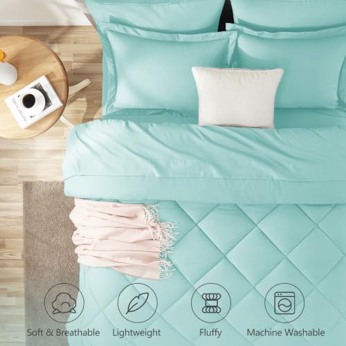 Full Size Comforter Sets Spa Blue