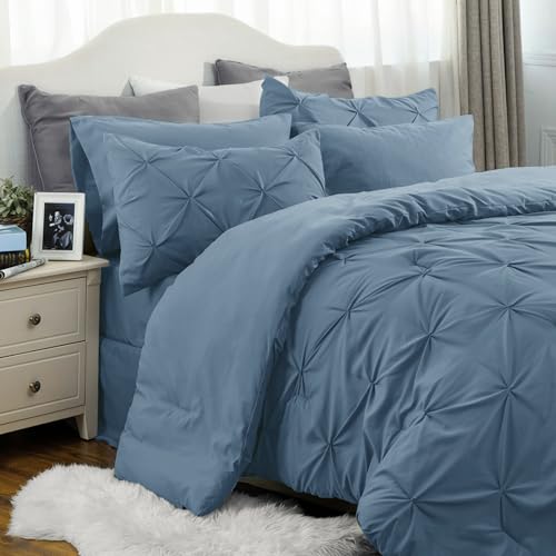 7 Piece Queen Comforter Set & Sheet Set