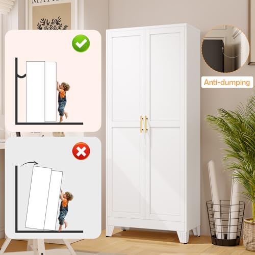 White Pantry Storage Cabinet