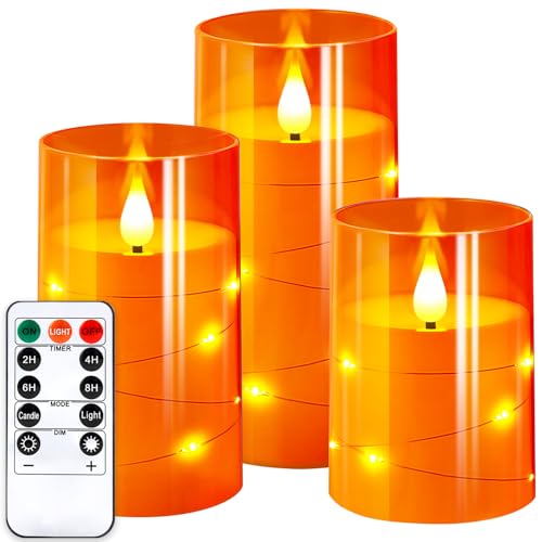 Flameless Candles with Remote Timers