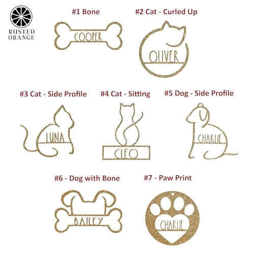 Man's Best Friend Personalized Pet Ornaments (2 Count)