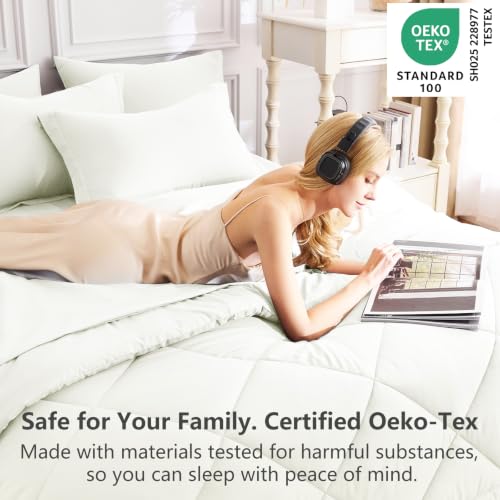 King Size Comforter Set Ivory