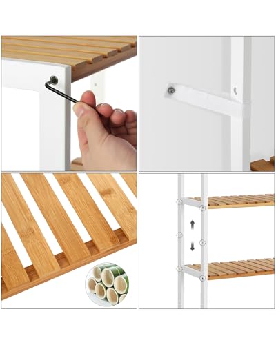 5 Tier Bamboo Shelf