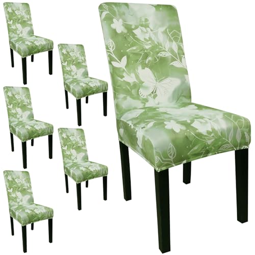 Pattern Chair Covers for Dining Room Set of 6