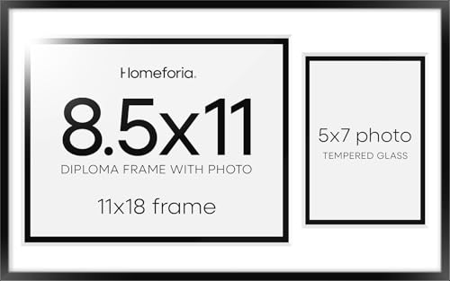 11x18 Black Diploma Frame