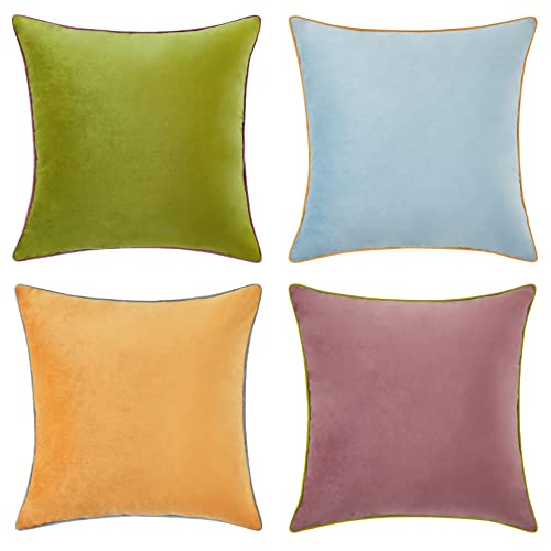 Decorative Throw Pillow Covers Cushion Cases (4 Count)
