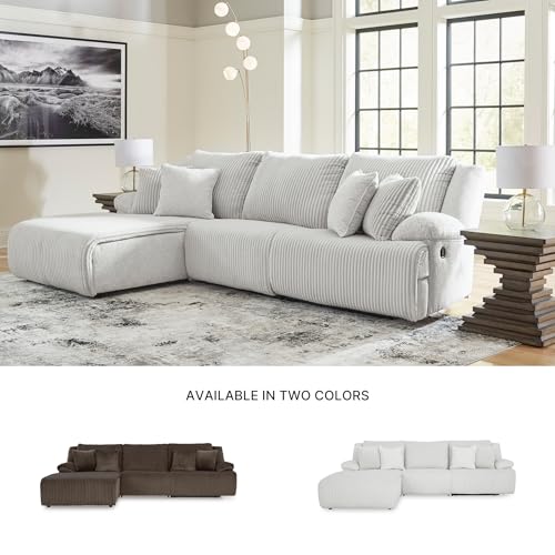 3 Piece Reclining Sectional Sofa Chaise