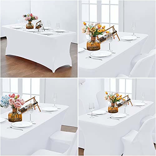 6FT Stretch Spandex Fitted Tablecloth
