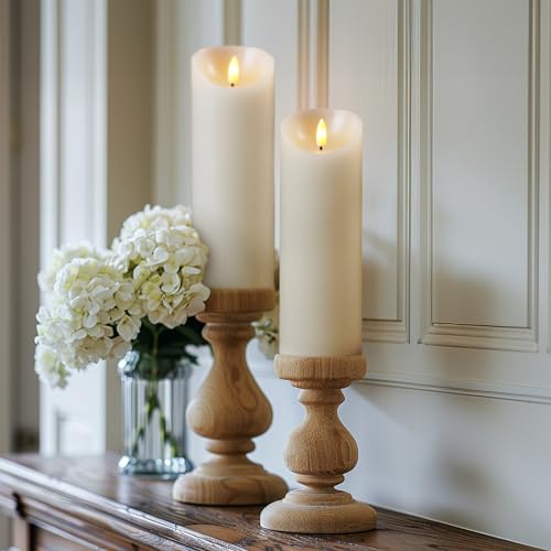9" x 3" Flickering Flameless Candles (2 Count)