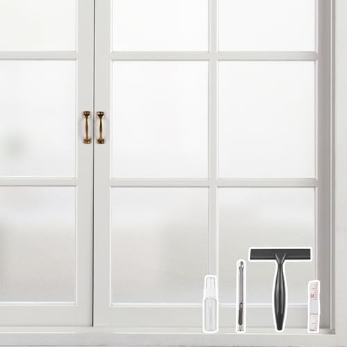 Frosted Glass Window Privacy Film with Tools