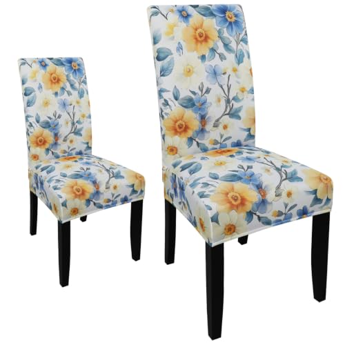 Pattern Chair Covers for Dining Room Set of 2 (2 Count)
