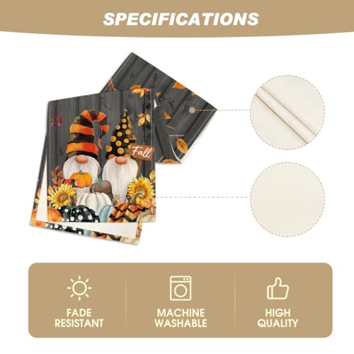 210 GSM Fall Table Runner Home Party Decor 13x108 Inch